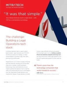 Gilead Case Study_frontcover_Page_1 Gilead case study - TAP Workflow AUtomation