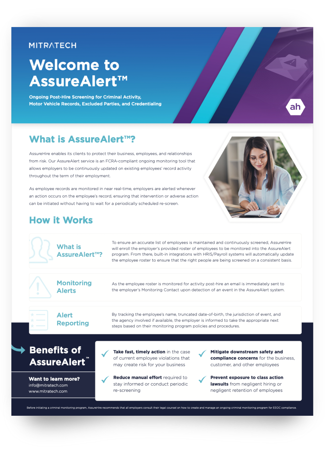 AssureAlert One Pager Thumbnail