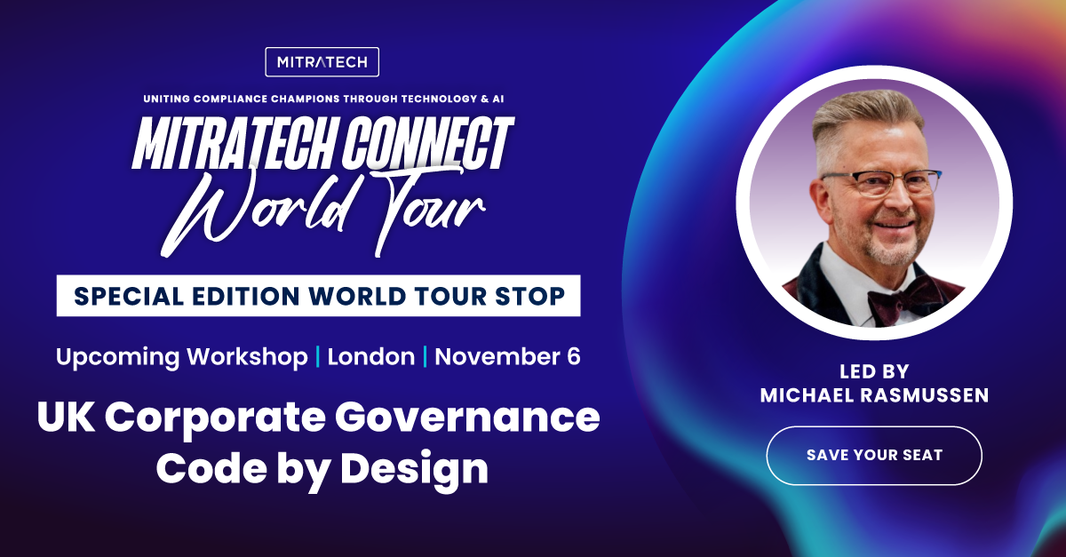UK Corporate Governance Code by Design with Michael Rasmussen